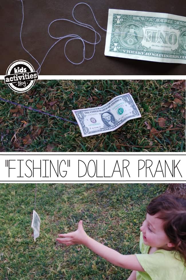 April Fool's Day prank - moving dollar