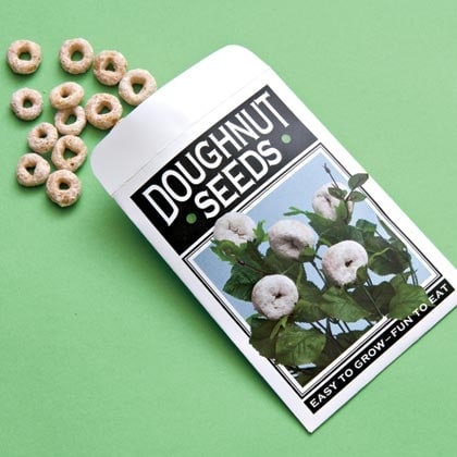 April Fool's Day pranks - donut seeds