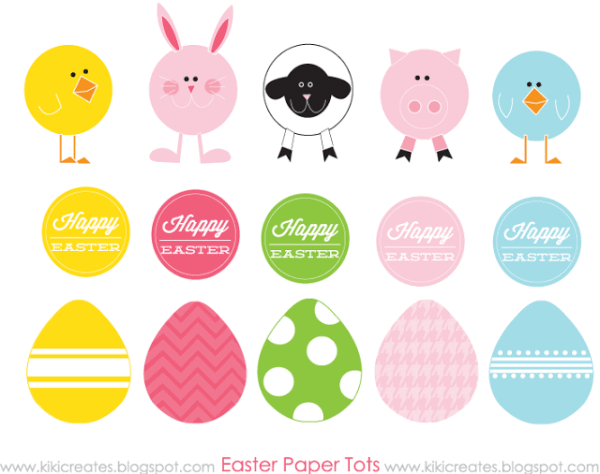 Easter Paper Tots