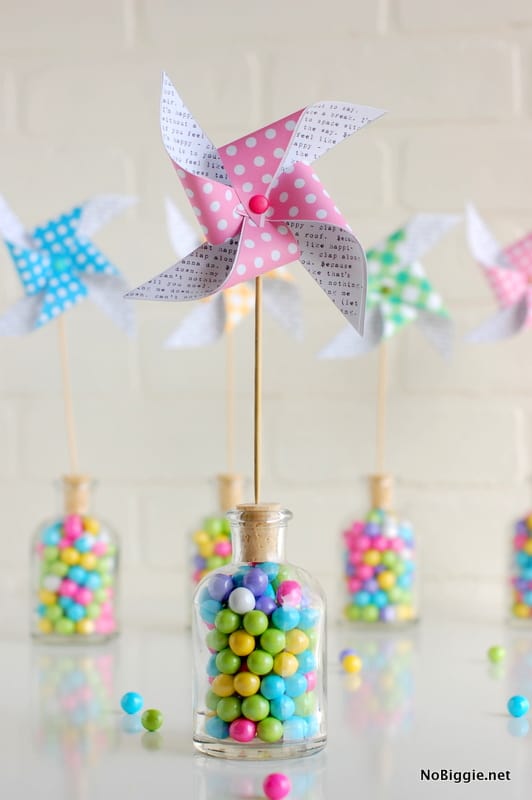 Printable Easter pinwheels