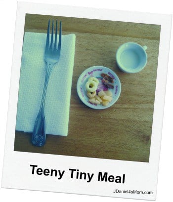 April Fool's Day teeny tiny meal