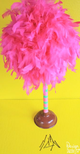 Truffula tree feather boa - Design Dazzle