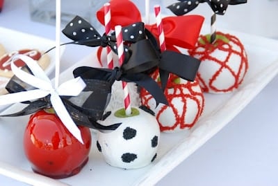 minnie mouse candy apple