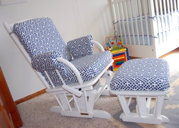 How to recover a nursery glider - Design Dazzle