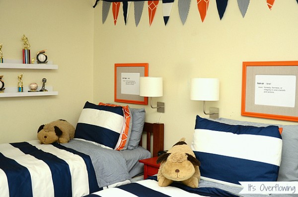 Navy And Orange Boys Budget Room Design Dazzle Navy And Orange Boys Budget Bedroom