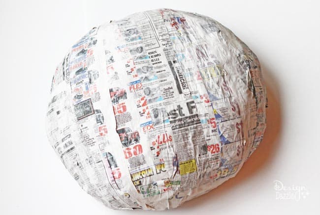 paper mache a large toadstool - Design Dazzle