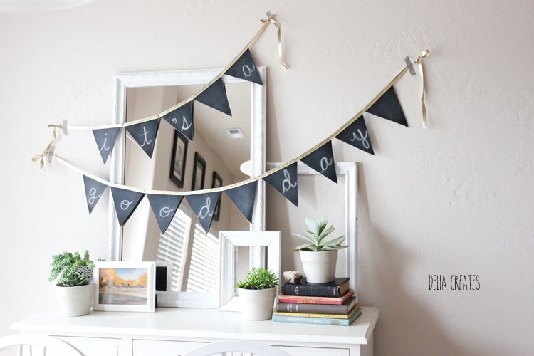 Chalkboard Fabric Banner