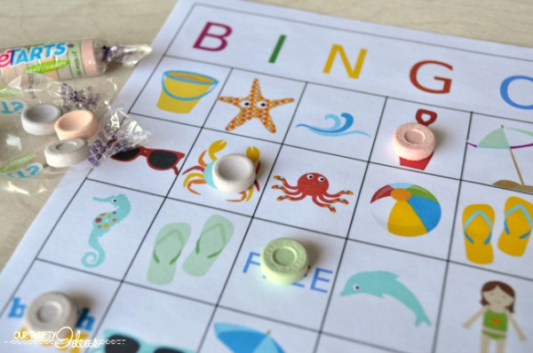 Summertime BINGO printable game