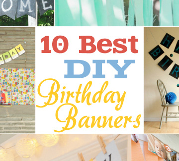 10 Best DIY Birthday Banners