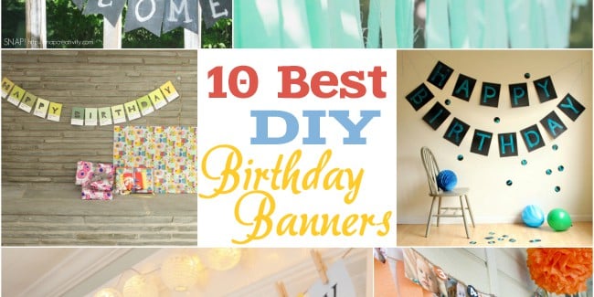 best diy birthday banners featured image