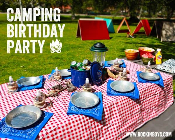 Camping Birthday Party