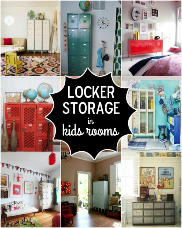 Locker Storage Ideas for Kids Rooms