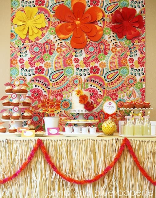 Luau Birthday Party theme