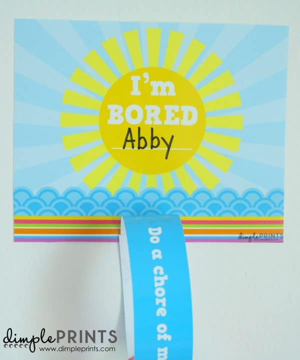 Summer Im Bored Paper Chain Printable by DimplePrints-2