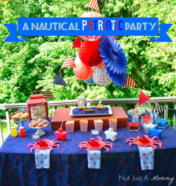 Nautical Patriotic Party for the 4th of July! Fabulous DIY decor and delicious treats! Nautical Patriotic Party for the 4th of July! Fabulous DIY decor and delicious treats!