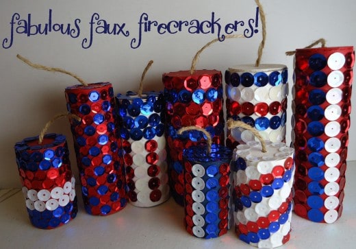 4th of July Kids Crafts! Fabulous Faux Firecrackers!