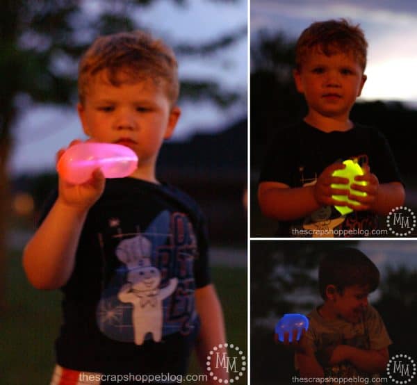 glow in the dark water balloons