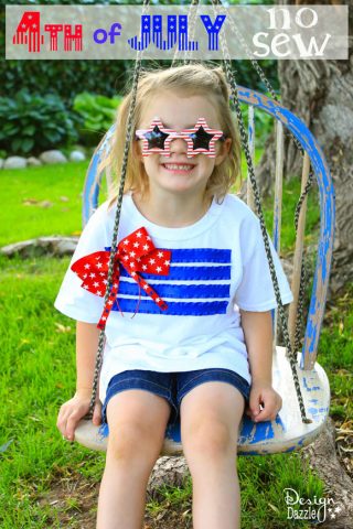 No-sew 4th of July T-shirt