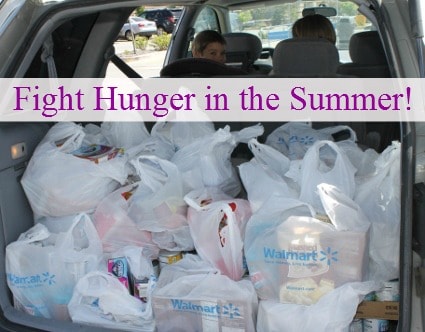 Summer Service Project Ideas for Kids - Help fight Hunger