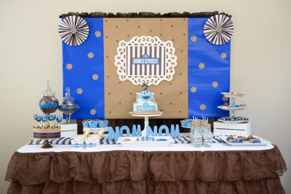 Monster Party Ideas - Cookie Monster party