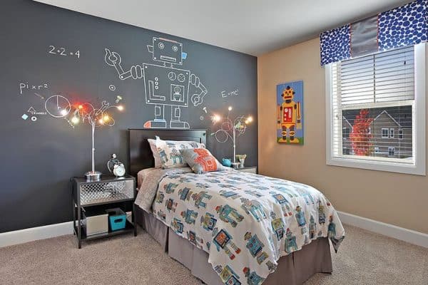 Murals For Boys Rooms Design Dazzle Cool Murals For Boys Rooms Robot Mural Featured On Design Dazzle