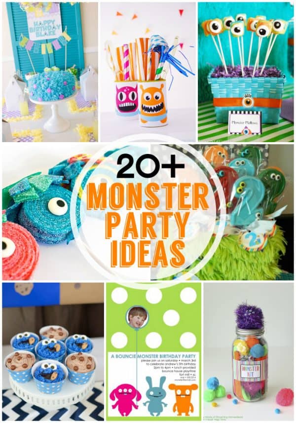 20+ Fabulous Monster Party ideas at Design Dazzle