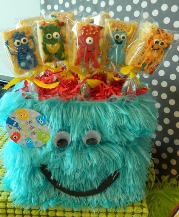 Monster Party Rice Krispie Treats