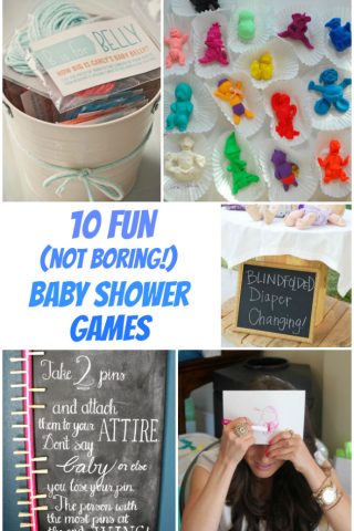 10 FUN (not boring!) Baby Shower Games