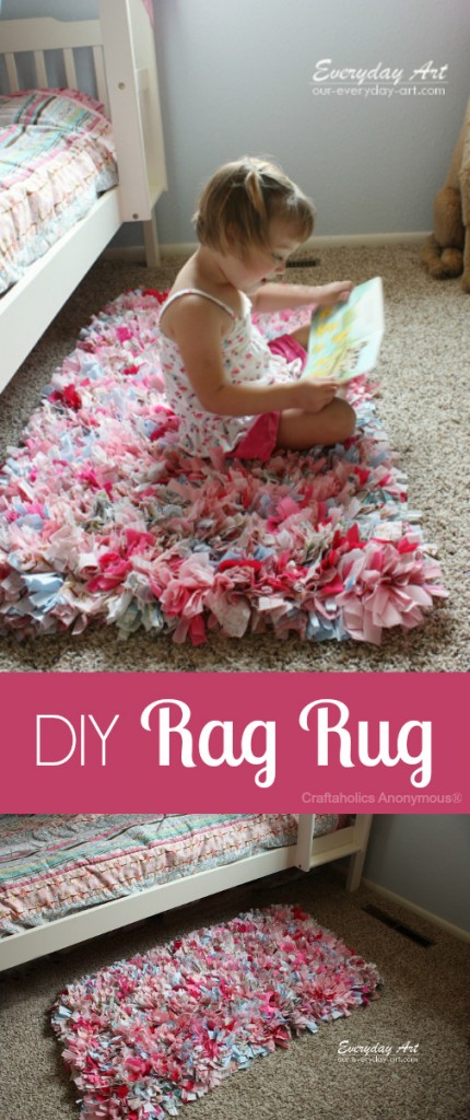 DIY Rag Rug Featured on Design Dazzle