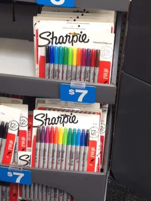 Sharpis at Staples