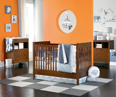 Colorful Orange Nursery Ideas Design Dazzle Colorful Orange Nursery Ideas Featured On Design Dazzle