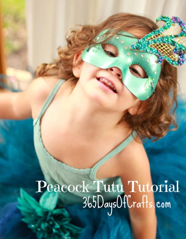 Peacock Tutu Costume Tutorial