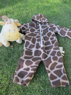 Easy Giraffe Toddler Costume