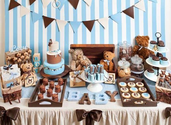 fantastic boy baby shower dessert tables design dazzle