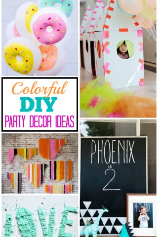 Colorful DIY Party Decor Ideas