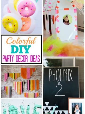 Colorful DIY Party Decor Ideas