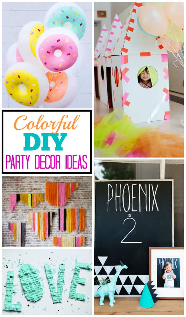 Colorful DIY Party Decor Ideas