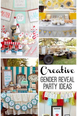 Creative Gender Reveal Party Ideas with so many fun and unique themes!