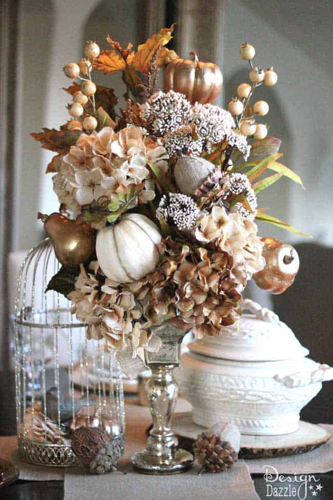 fall tablescape centerpiece