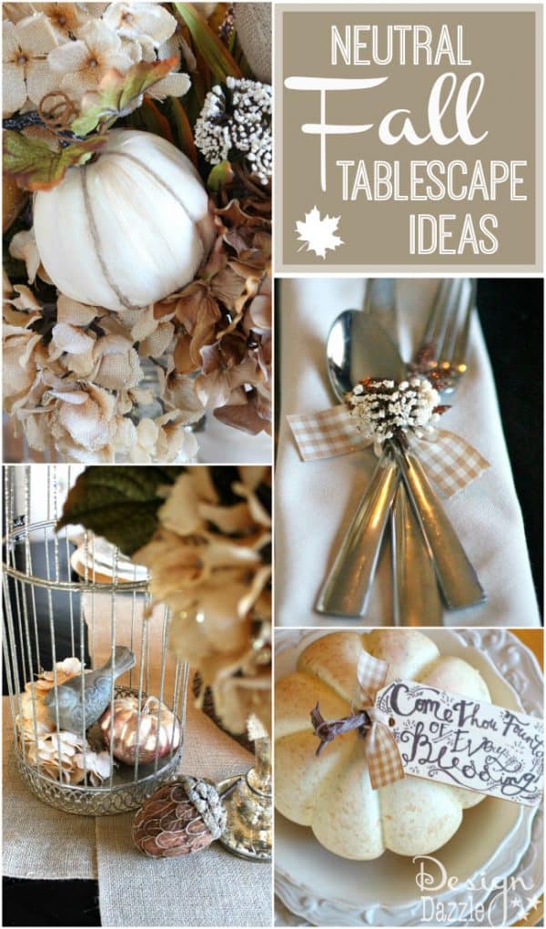 neutral fall tablescape ideas 1