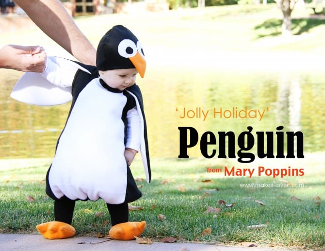 Animal Halloween Costume Ideas - penguin costume featured on Design Dazzle
