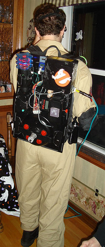 DIY Ghostbuster Proton Pack for Halloween