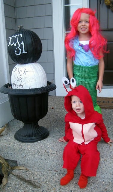Little Mermaid Halloween Costumes for Siblings