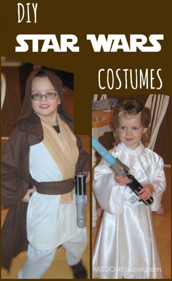 Jedi & Princess Leia Halloween Costumes
