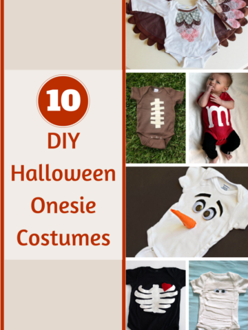 10 DIY Halloween Onesie Costumes for those sweet little babies