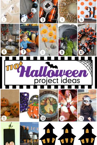 Over 110 creative Halloween projects and ideas for Halloween fun. #halloweenprojects #halloween #diyhalloweenideas