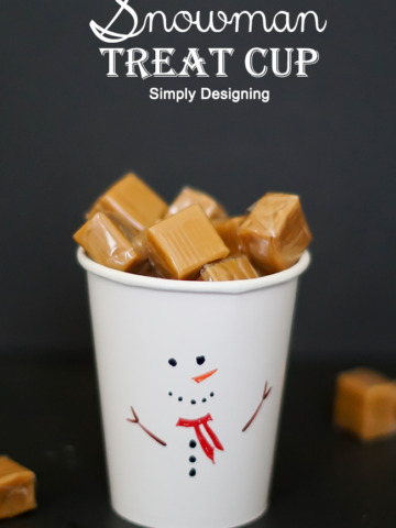 Holiday Treat Cup - super easy!