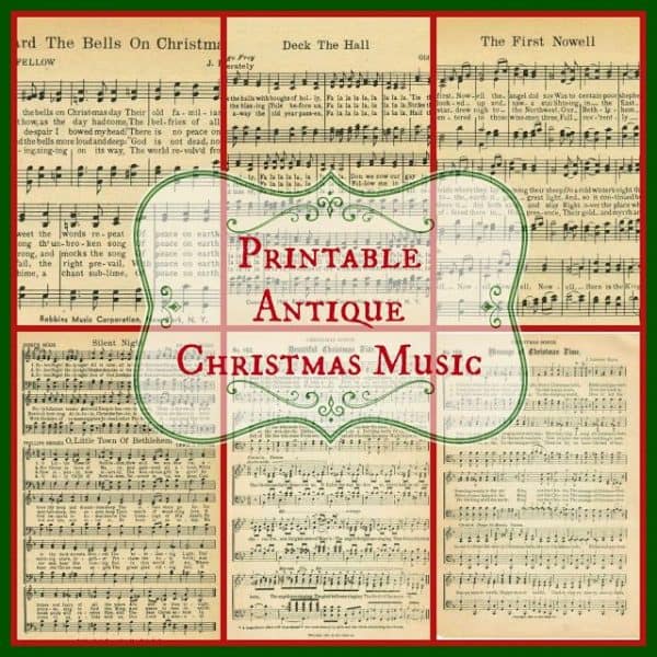 pritnable christmas hymns