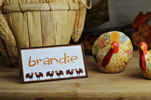 printable thanksgiving place cards