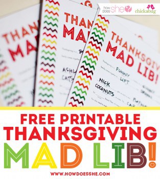 thanksgiving mad lib